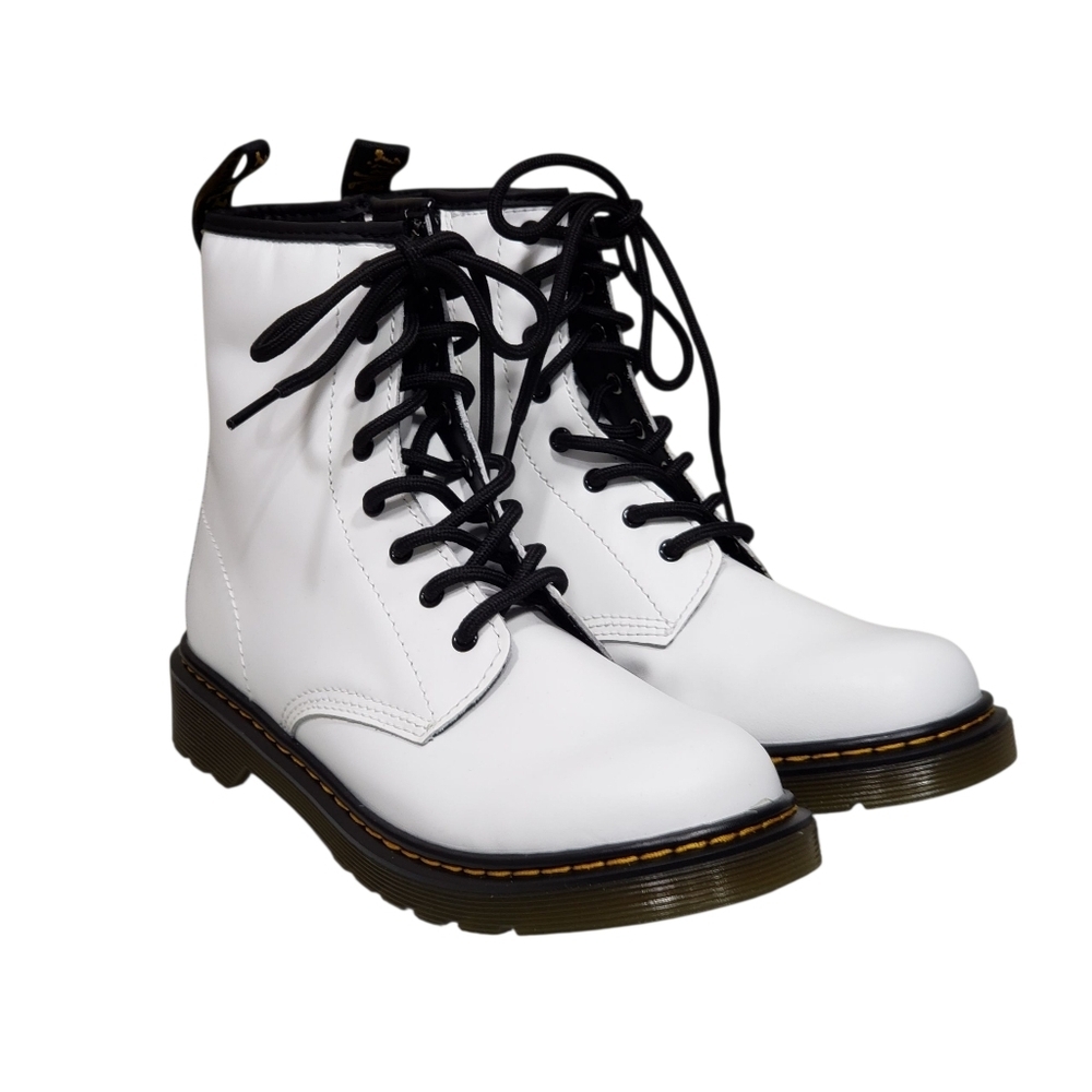 Dr. Martens 1460 White Leather Boots Size 5